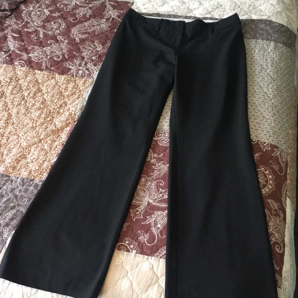 Ann Taylor Loft black Julie Trousers, 10T, 10 Tall / Long